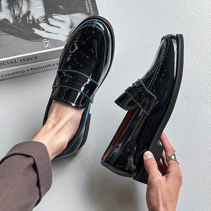 2025New Men Casual Oxford Shoes Genuine Leather Business Tooling Shoes Comfy High Quality Outdoor Antiskid Loafers Walking Shoes