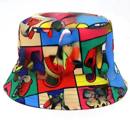 Wholesale New Bob Summer Bucket Hats Reversible Men Ladies Cotton Outdoor Sports Pull Up Fashion Panama Sun Hat Gift Wine Party