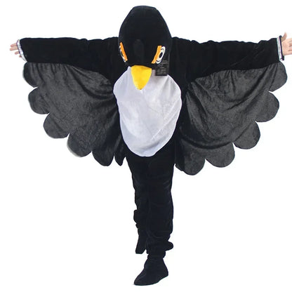 Kids Adults  Animal Bird Oriole Parrot Swallow Eagle Woodpecker Cosplay  Fancy Dress Jumpsuit Costume Gifts Set Halloween