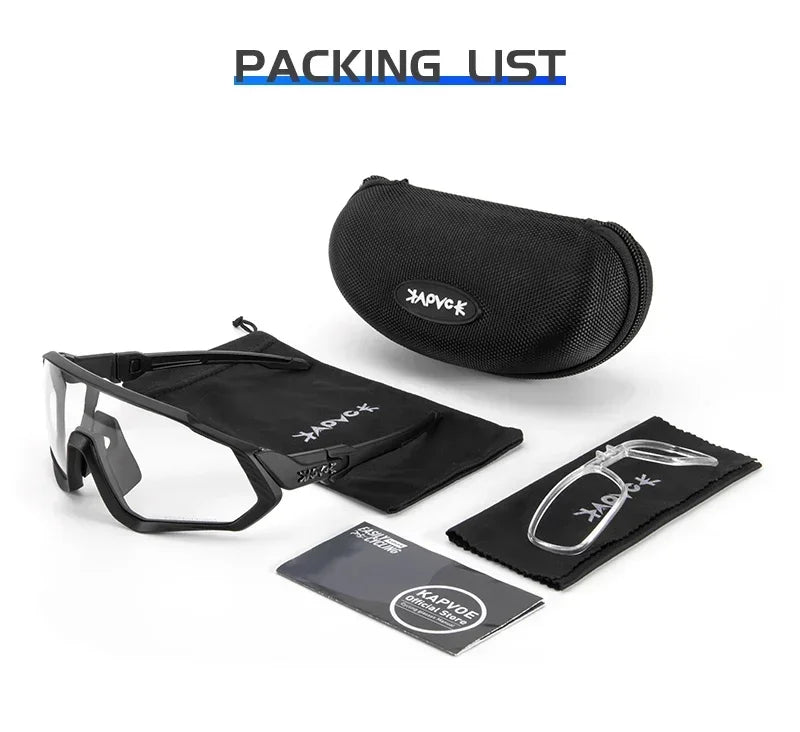 Photochromic Cycling Sunglasses Men Women Road Mtb Mountain Bike Bicycle Glasses Cycling Glasses Sport Running Eyewear