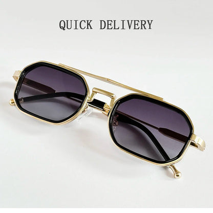 Square Punk Sunglasses For Men Luxury Vintage Steampunk Sunglasses Women Trendy Fashion Glasses Dropshipping Gafas De Sol Hombre