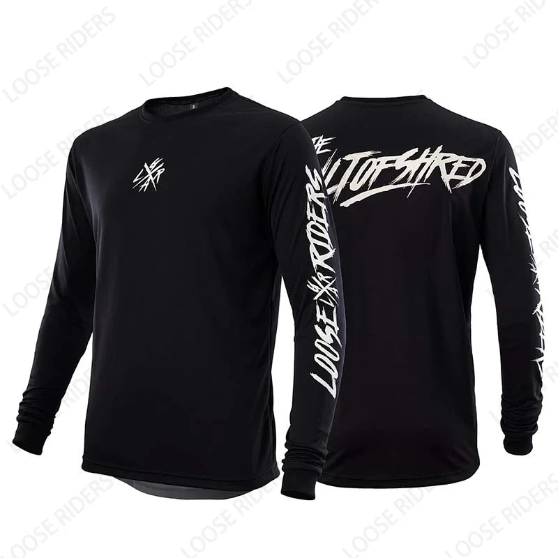 Loose Riders Men's Mountain Bike MTB Shirts Motocross Downhill Enduro BMX Racing MX Jerseys Ciclismo Bike Clothing Custom