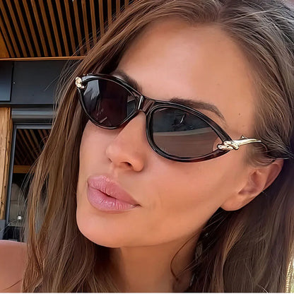Designer Cat Eye Sunglasses Women Trendy 2026 Fashion Glasses Vacation Shades Luxe  Lunette Soleil Femme Lentes De Sol Mujer Sun