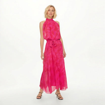 2025  Women Dress Classic Sleeveless Neckband High Collar Dress Casual Sexy Party Dress New Elegance  Female Dress