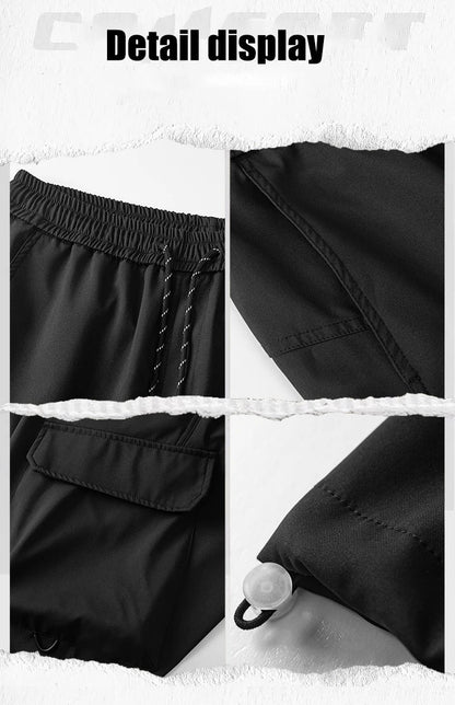 Unisex Hiking Pants Autumn Large Pocket Windproof Camping Cycling Trousers Spring Outdoor Waterproof Functional Paratrooper Pant