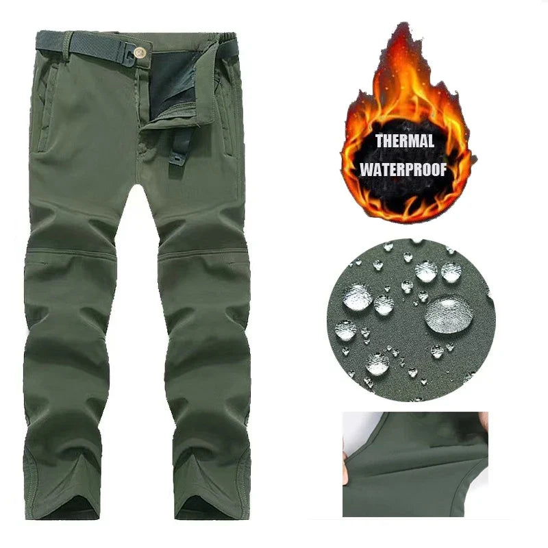 Men's Tactical Military Winter Autumn Fleece Waterproof Jackets Sports Hiking Camping Climbing Outdoor Hood Coat Hunting Combat