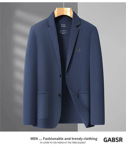 Blazer Summer Men's Casual Fashion Korean-style Business Solid Color Breathable, Lightweight and Sun-protective Clothing Blazer