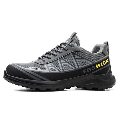 Safety Shoes Man For Work Safety Boots Indestructible Construction Shoes Steel Toe Protective Men's Work Shoes Anti-Stab Boots