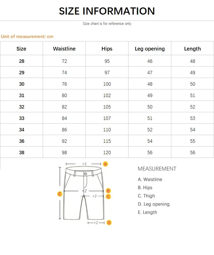 Summer Thin Men's Embroidered Denim Shorts Fashion Stretch Slim Breathable Straight Jeans Personality Bermuda Short Pants Male