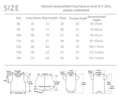 1Set Boys Girls Leisure Set Fashion Cartoon Children Short Sleeve Shorts Sets Summer Kids Clothes Baby Tee+Short Pants Tracksuit