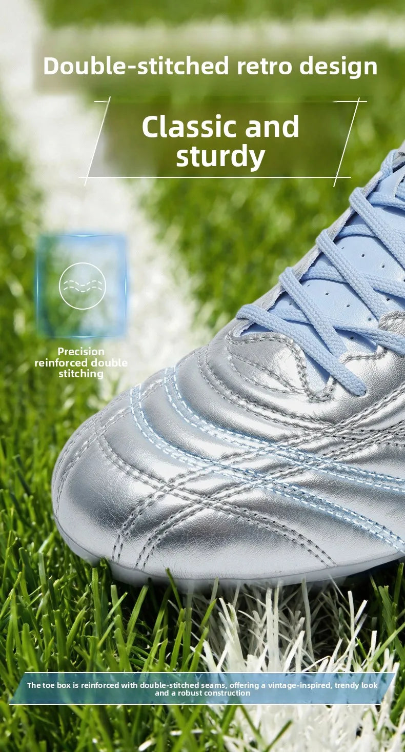 Men‘s Soccer Cleats Ag Short Studs Football Boots Mg Professional Match Training Artificial Natural Grass Turf Shoes