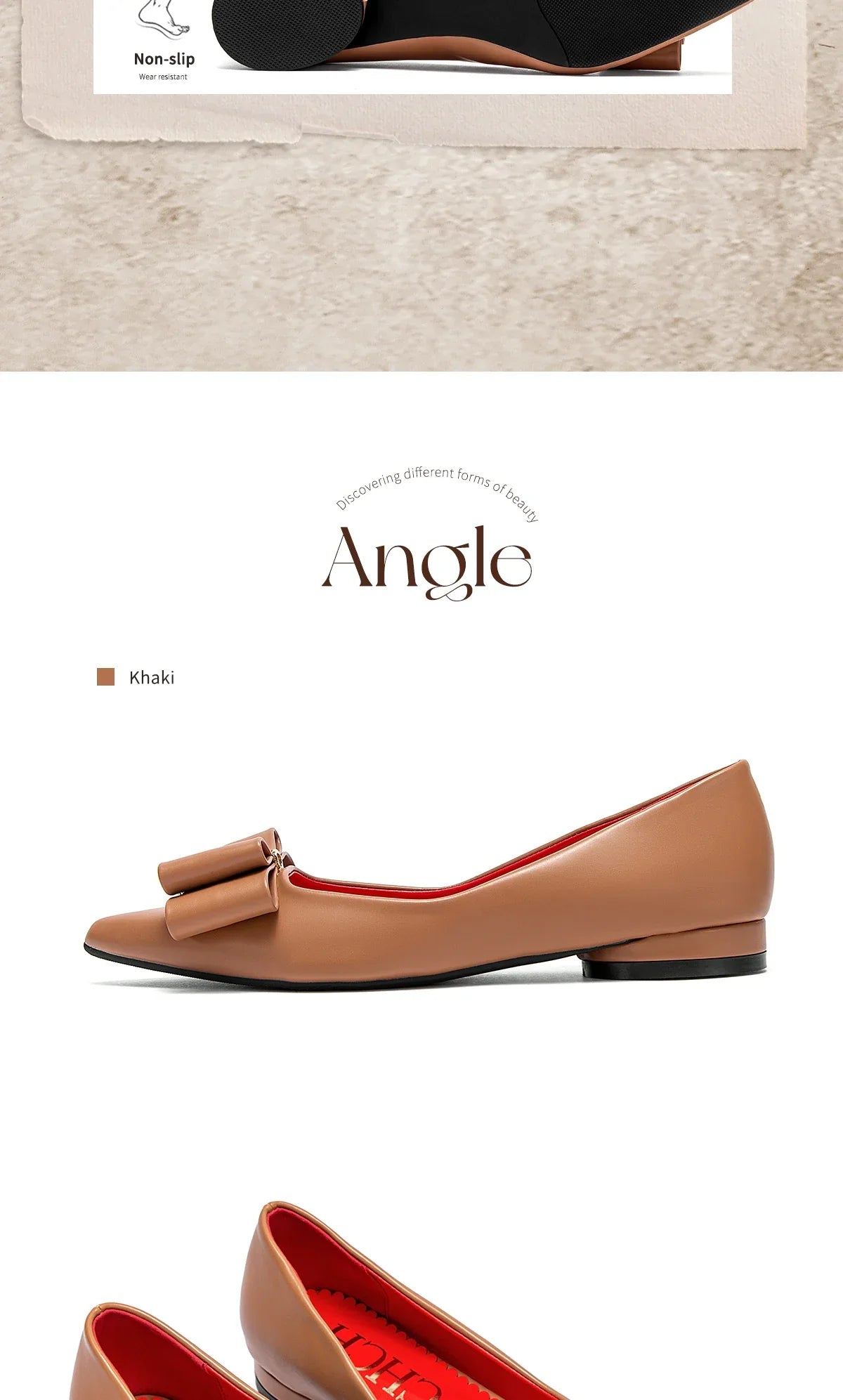 2025 Women's Flat Shoes New Black Pointed Bow Business Shoes Comfortable Commuting Women Shoes