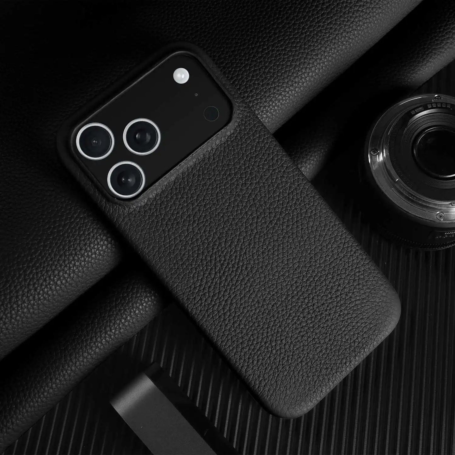 Luxury Magnetic Genuine Leather Case For iphone 17 Pro Max 16 15 14 13 12 11 for Magsafe Full Covered Phone Cases Back Cover