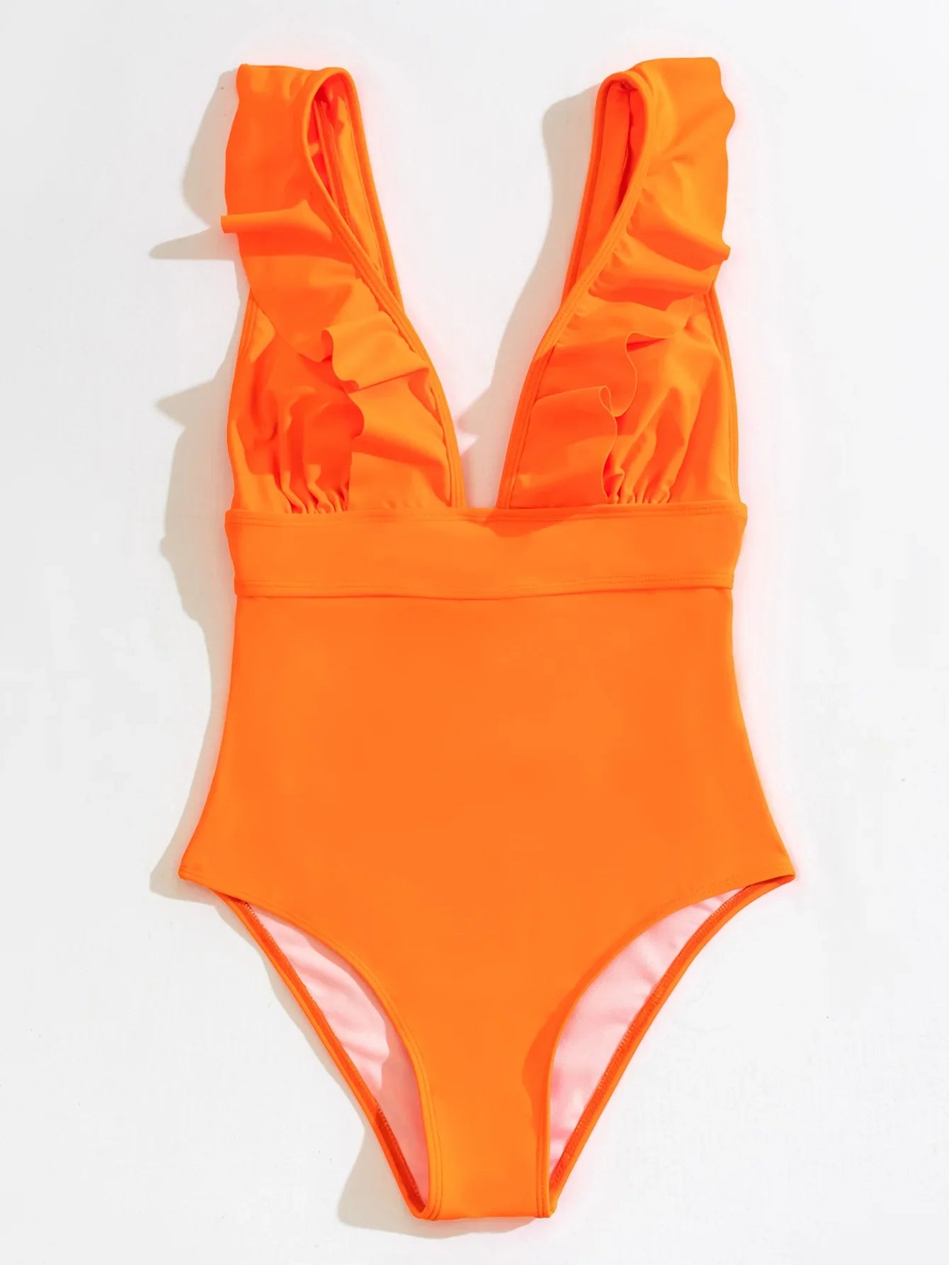 2023 One Piece Swimsuit Women Ruffle Swimwear Push Up Monokini Bodysuit Swimsuit Female Bathing Suit Summer Beach Wear