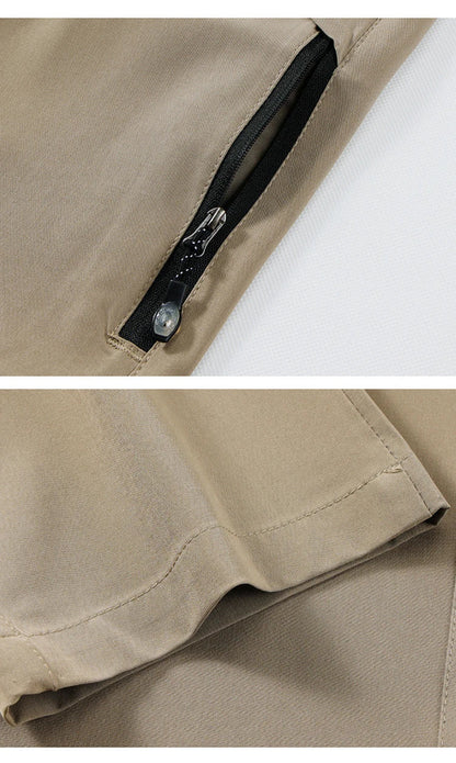 Men Summer UV-Proof Thin Pants SoftShell Outdoor Waterproof Camping Trekking Hiking Fishing Cycling Climbing Detachable Trousers