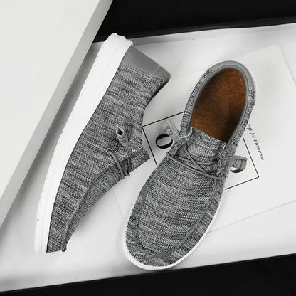 Canvas Shoes Men Casual Slip on Shoes Alpargatas Hombre Moccasins Mocassin Homme Lightweight Breathable Plus Big Size 50