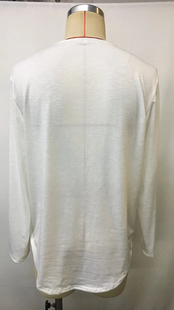 3XL Sexy Curved Hem V Neck Long Sleeve T Shirt Men Loose Fit Casual Daily Office Beach Lightweight See Through Basic Tee Sheer