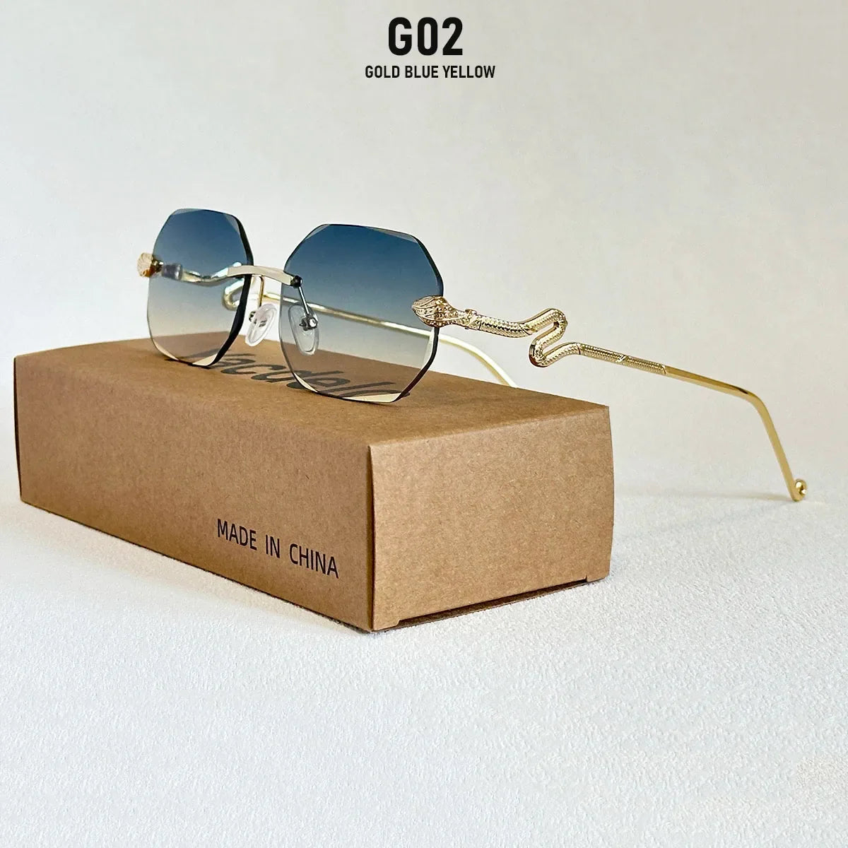 Fashion Rimless Sunglasses Women 2026 Oval Glasses Luxury UV400 Protection Dropshipping Lentes De Sol Mujer Lunette Soleil Femme