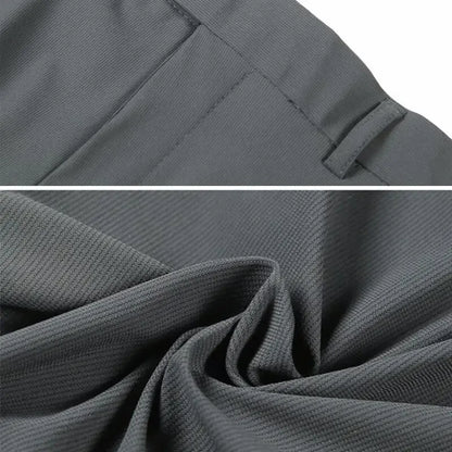 Mens Dress Pants Trousers 2025 Summer New Thin Breathable Solid Casual High Elastic Slim Fit Suit Pants Streetwear Men Clothing