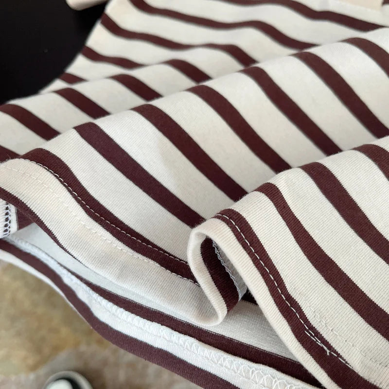 New Summer Fashion Baby Boys Clothes Suit Children Striped Polo T-Shirt Shorts 2Pcs/Set Toddler Clothing Costume Kids Tracksuits
