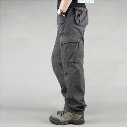 2025 Tactical Cargo Pants Men Cotton Overalls Outdoor Work Trousers Big Size Hombre Clothing Camo Hiking Pants Multiple pockets