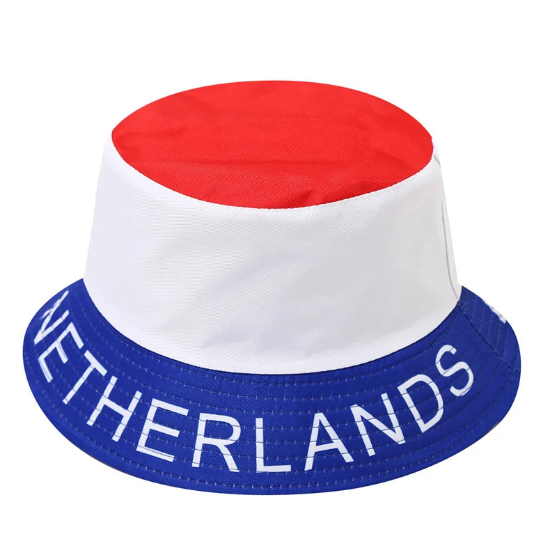 2026 Countries National Flag Bucket Hat Men Women Football Fan Party Football Cup Reversible Sun Hat Soccer Fans Fisherman Hat