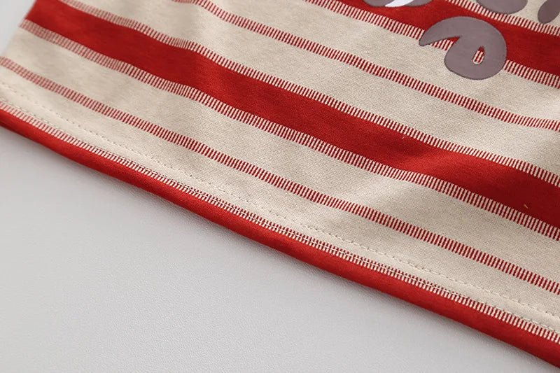 New Summer Baby Boys Clothes Suit Children Girls Casual Striped T-Shirt Shorts 2Pcs/Sets Toddler Cotton Costume Kids Tracksuits