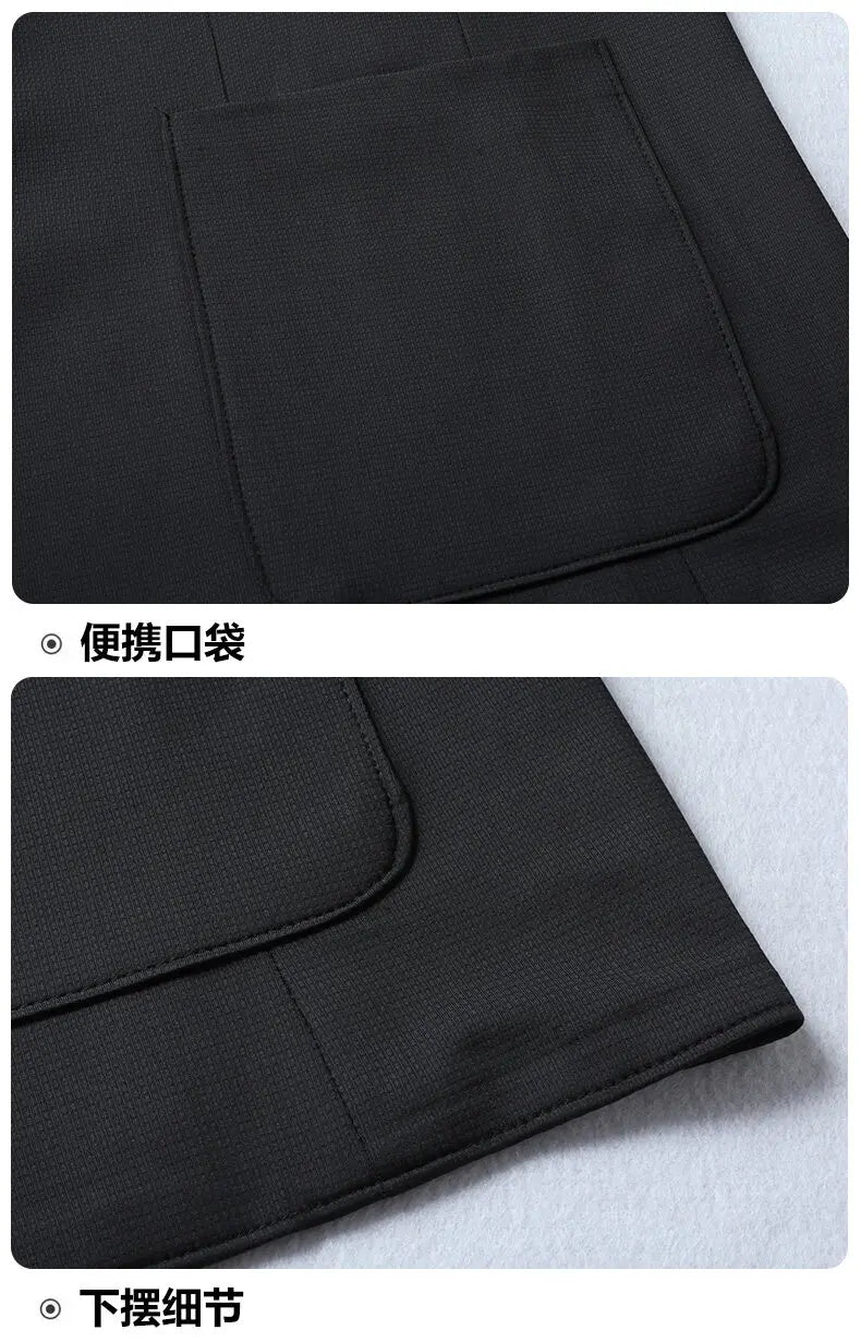 Blazer Summer Men's Casual Fashion Korean-style Business Solid Color Breathable, Lightweight and Sun-protective Clothing Blazer