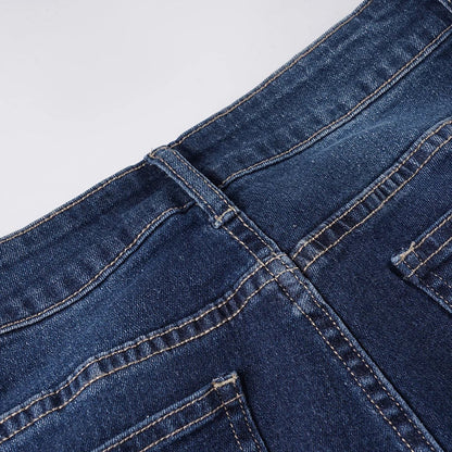 Y2k Low-Waist Slim Skinny Jeans Women's Casual Streetwear Denim Pants Vintage Aesthetic 2000s Trousers All match Outfit