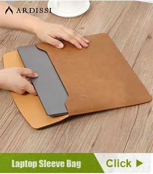 حافظة لابتوب حقيبة كمبيوتر محمول لجهاز ( ماك بوك آيباد ) اير ام 1 ام 2 13 3 14 2 15 6 16 برو 12 9 11 انش مجموعة غطاء جلد نباتي