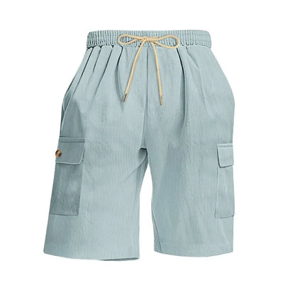 American Men's Heavy Loose Four Seasons Hip Hop Casual Sports Running Corduroy Tooling Shorts