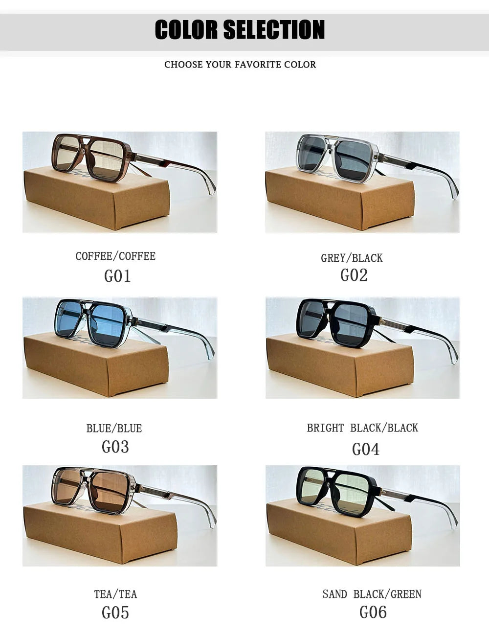 New In Vintage Sunglass Men Luxury Square Sunglasses Women Fashion Glasses Dropshipping Gafas De Sol Hombre Lunette Soleil Femme