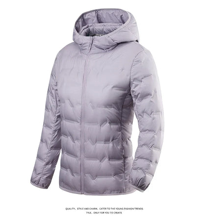Winter Warm Down Jacket Women Hiking Camping Climbing Trekking Graphene Lining Coat Duck Down Lightweight Padding Jackets