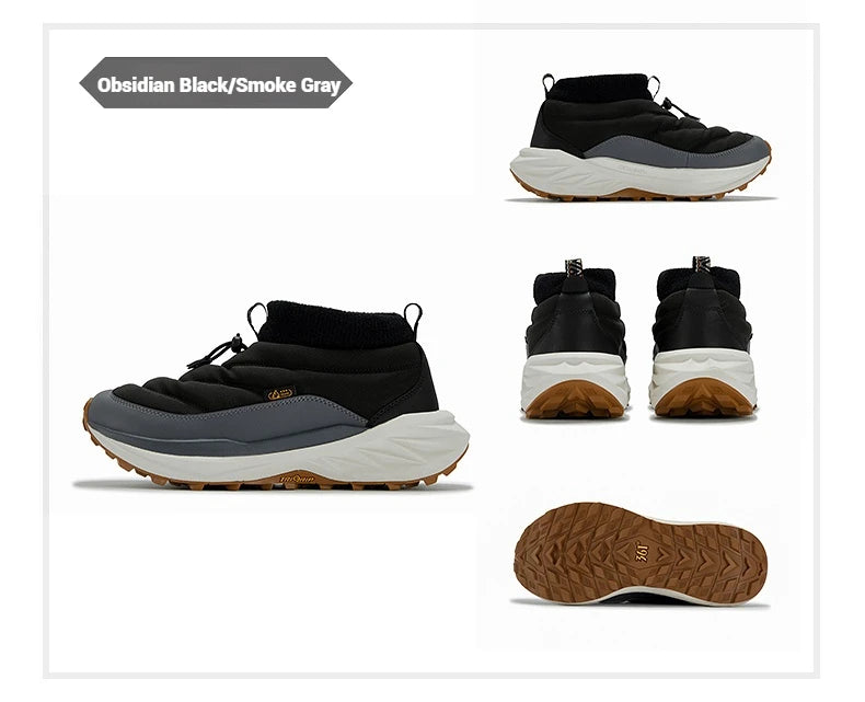 Men Winter Boots High-Top Thermal Ankle Support  Fleece Lined Ice Grip Abrasion-Resistant Sneakers Male 672542215A