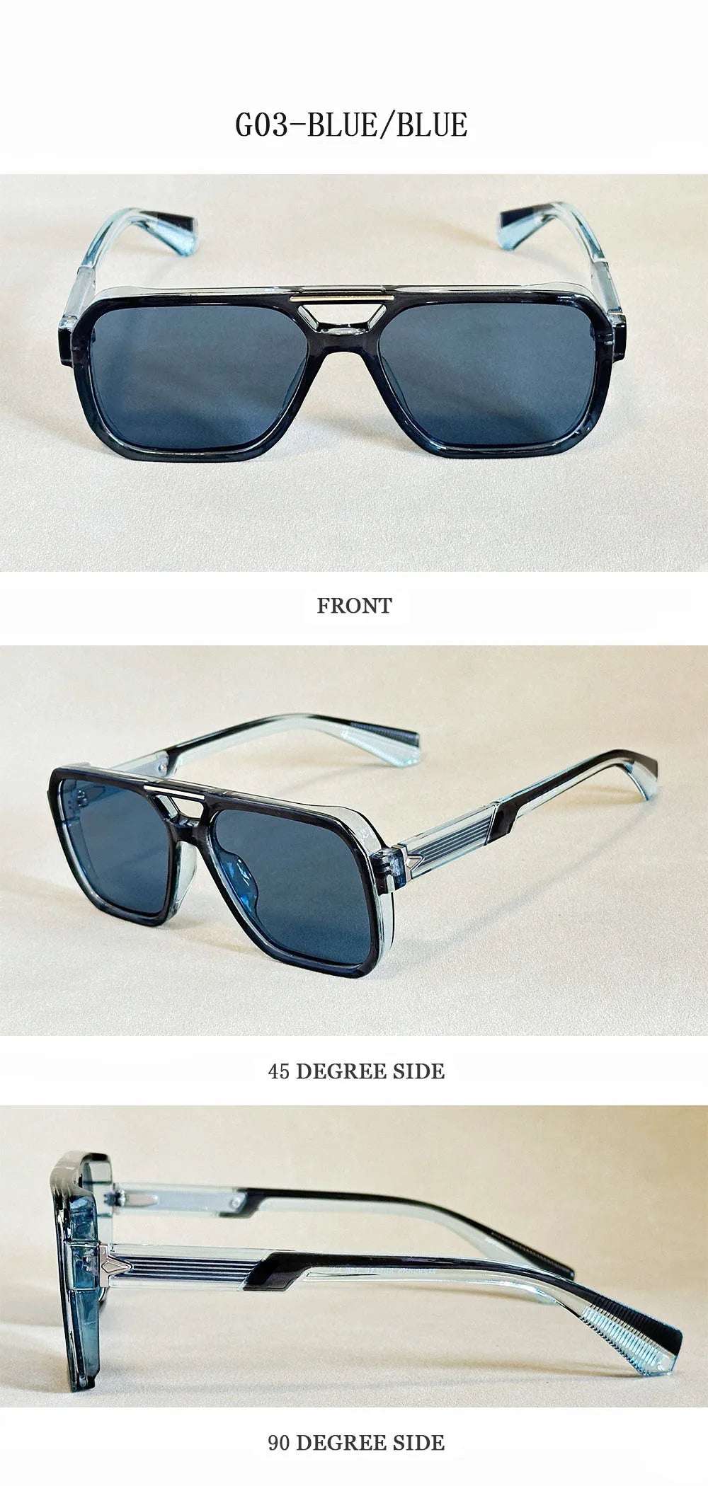 Square Sunglass Men Vacation Fashion Glasses Vintage Sunglasses Women 2025 Gafas De Sol Hombre Lunette Soleil Femme Dropshipping