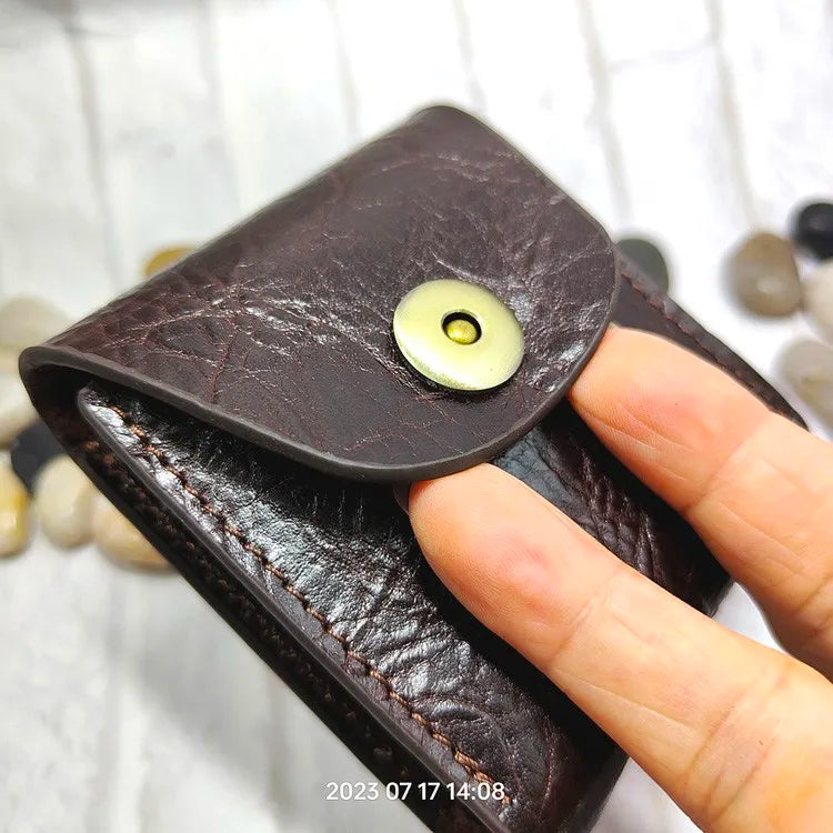 Multifunctional Key Holder Waist Bag Genuine Leather Car Key Case Folding Glasses Belt Pack Men Women 1652cg