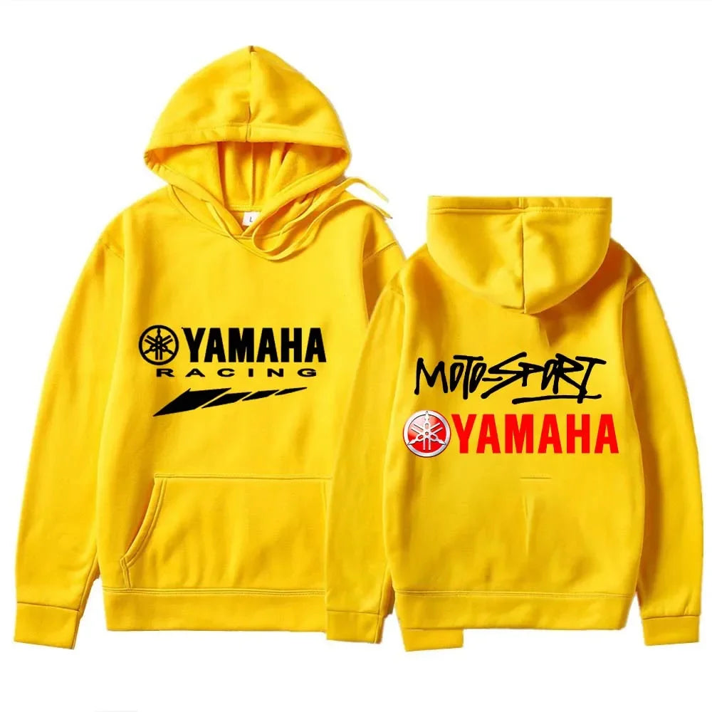 New Spring Autumn Sportswear, Men Women Fashion Hoodies with Yamaha Logo, Motorcycle Racing Team Outdoor Sports Sweatshirts For