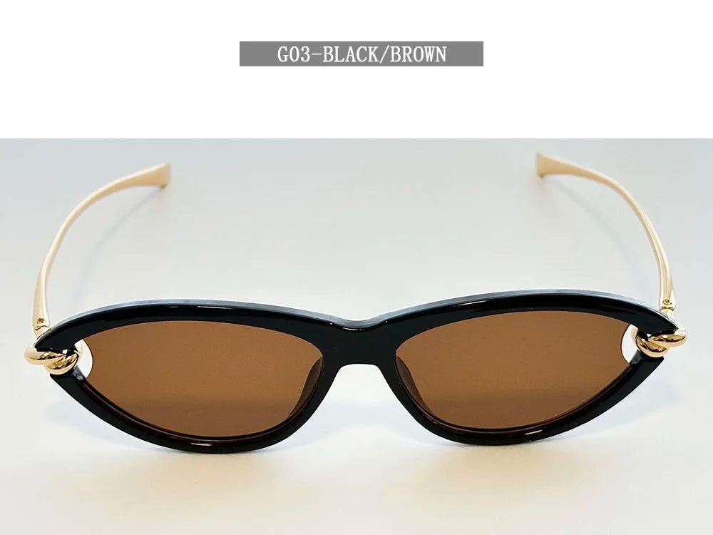 Cat Eye Sunglasses Women 2026 Designer Fashion Glasses Vintage Sunscreen Dropshipping Lentes De Sol Mujer Lunette Soleil Femme