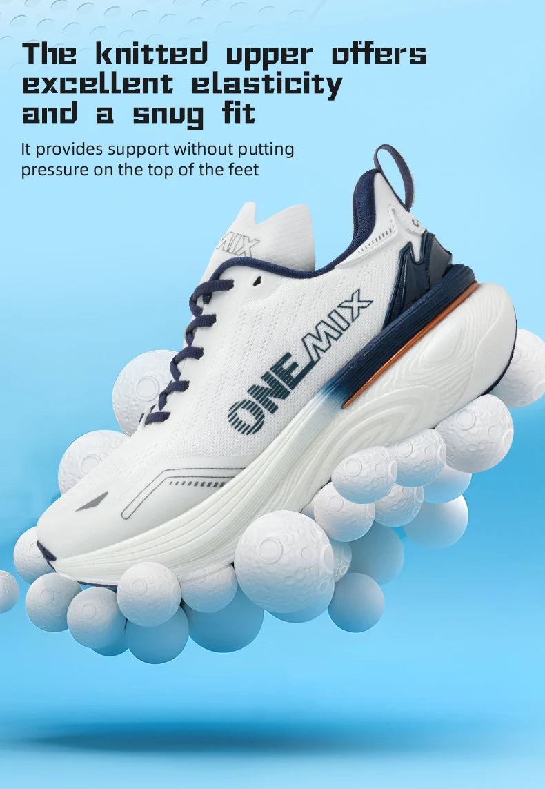 Bumper Max Jogging Running Shoes Unisex Lightweight Sneakers Road Wear-Resistant Fashion Sports Fitness Shoes