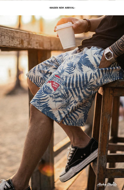 Men Beach Shorts Loose Casual Style Thin Breathable Seaside Vacation Short for Men's Summer Board shorts Men swimwear