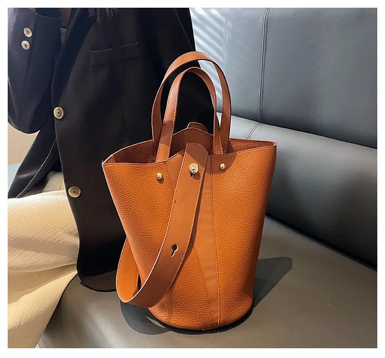 Fashion Trending Brand Luxury Designer Women Bags Female Handbags Solid Bucket Bag For Women 2026 Crossbody Shoulder Bags Totes