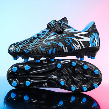 New Men Kids Football Boots Ultralight Professional Boys Match Grass Soccer Shoes Cleats Non-Slip Training Shoes Drop Shipping