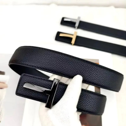 High Quality 3.8cm Leather Business Men Belt Luxury Brand Designer famous Belts for men Jeans Strap Male Metal Buckle belt