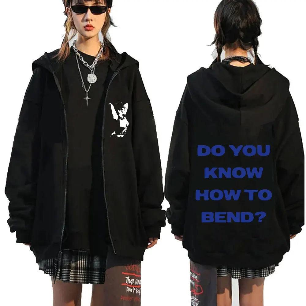 Hit Me Hard and Soft 2025 Tour Zipper Hoodies Men Women Harajuku Pullovers Fashion Hip Hop Zip Up Sweatshirts Jackets Fans Gift