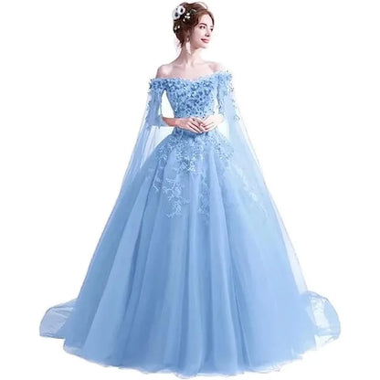 Customized New Ball Gown Quinceanera Dresses Tulle Appliques Prom Birthday Party Gowns Formal Occasion Vestido De Noche