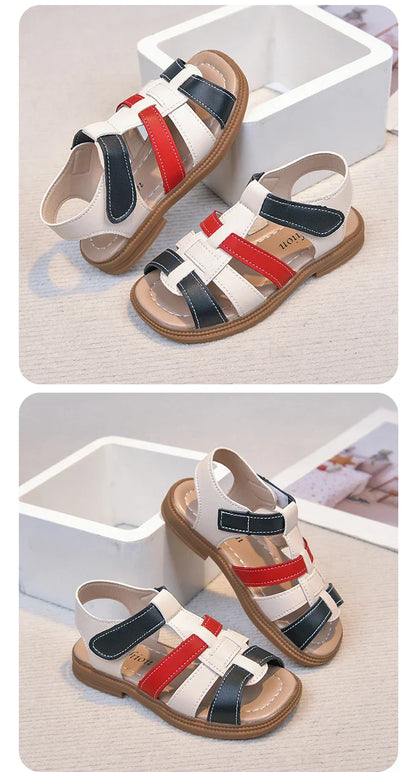 2026 Summer New Kids Sandals for Boys Girls Unisex Fashion Open Toes Candy Colors Children Beach Shoes Anti-skid Breathable Hot