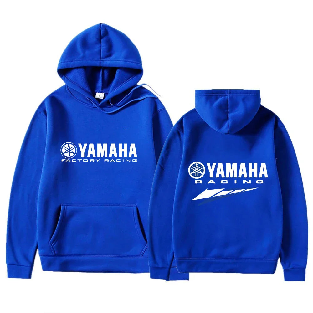 The new 2026 Yamaha autumn and winter hooded sweater, available in both men's and women's sizes, including extra large, is comfo