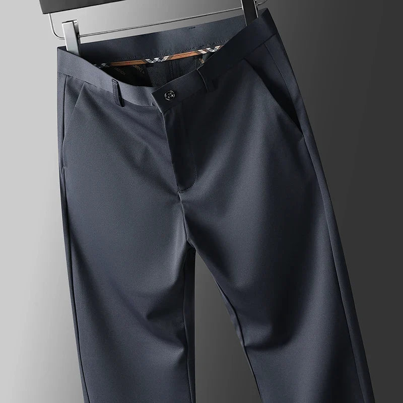 Four-Way Stretch Business Casual Pants for Men, Spring/Autumn Dress Pants, Men's Trousers, Formal Pants, Casual Elastic Dress Pa