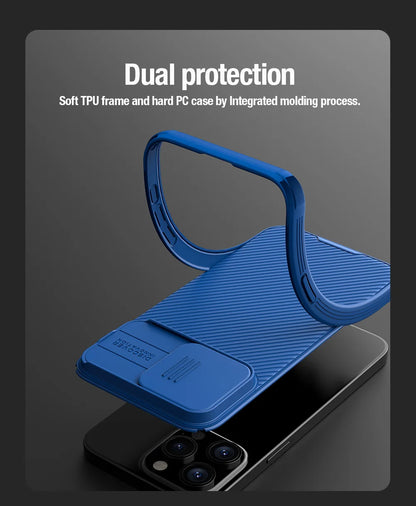 For iPhone 17 Pro Max 16 Pro Max 15 Pro 14 Series with Slide Camera Protector phone Cover  for iPhone 16 Pro 15 Plus