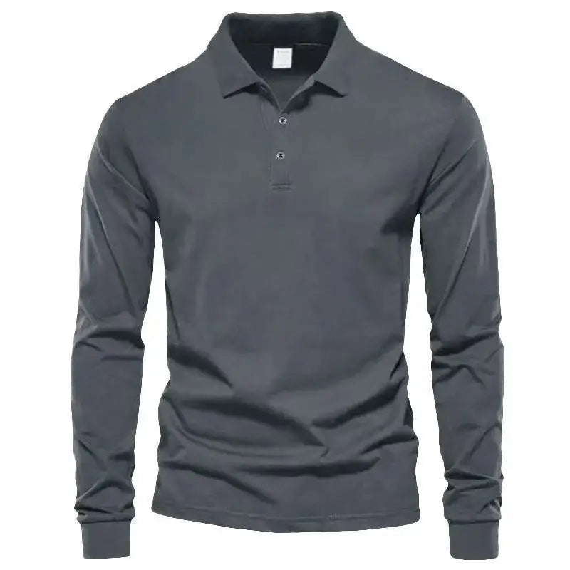 Men's Quick Dry pullover Long Sleeve Shirts Summer Plus Size Breathable Clothes Tactical Elastic Plain Turn-down T-shirts